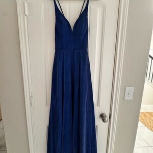 Elegant Blue Evening Gown